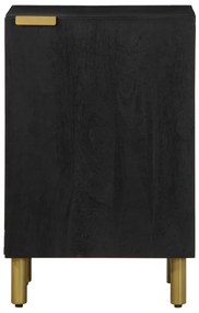 Armário de casa de banho 38x33x58 cm deriv. de madeira preto