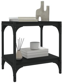 Móvel de TV 40x33x41 cm derivados de madeira e aço preto