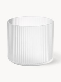 Copos artesanais com padrão em relevo Ripple, conjunto de 4