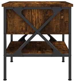 Mesas cabeceira 2pcs 40x42x45 cm deriv. madeira carvalho fumado