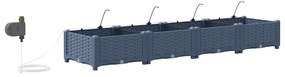 Jardineiras de Jardim 1 pc Cinzeto 160 x 40 x 22 cm Plástico