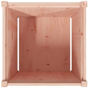 Vaso/floreira de jardim 60x60x60 cm madeira de douglas maciça