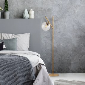 Lâmpada de Pé Fork – Dourada – 31 x 45 x 152 cm