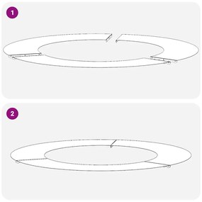 Conjunto de Plantadeiras Plásticas Branco Plástico Grande