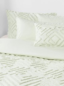 Capa de edredão em percal de algodão com acabamento tufado Phil