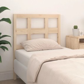 vidaXL Cabeceira de cama 95,5x4x100 cm madeira de pinho maciça