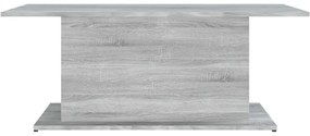 Mesa de centro 102x55,5x40 cm derivados de madeira cinza sonoma