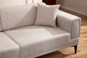 Sofá-cama 3 Lugares Horizon – Castanho Claro – 230x95x77 cm