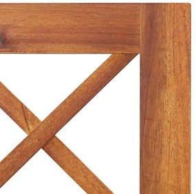 Floreira com treliça 85x38x150 cm madeira de acácia maciça