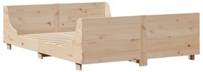 Cama sem colchão 120x190 cm madeira de pinho maciça