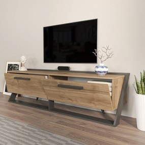 Móvel TV Astrid – Nogueira Preta – 163,8x46,8x36,6 cm