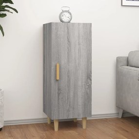 vidaXL Aparador 34,5x34x90 cm derivados de madeira sonoma cinzento