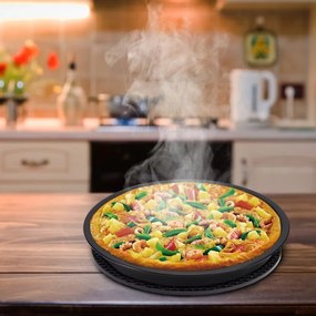 Conjunto de 9 acessórios para fritadeira de ar quente Preto + Prateado