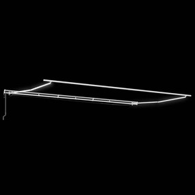 Toldo Retrátil Automático vidaXL com LED Bege 600x300 cm