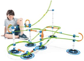 Quercetti Conj. pista de corrida de berlindes 174pcs Skyrail Evolution