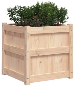 Vasos/floreiras de jardim 2 pcs madeira de pinho maciça