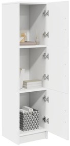 Aparador Branco Branco Madeira MDF Médio Aparador Branco