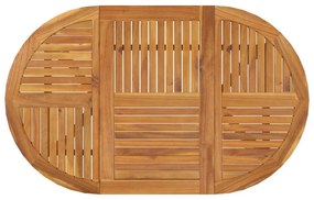 Mesa de jardim 150x90x75 cm madeira de acácia maciça