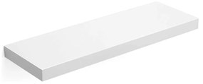 Prateleira flutuante para fotos e decorações na parede | VASAGLE | 60 x 20 x 3,8 cm | branco | LWS26WT.