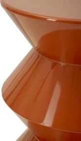 MESA DE APOIO ZAG Ø 37,5X45 CM LARANJA