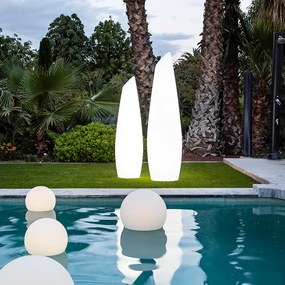 CANDEEIRO DE PÉ JARDIM FREDO 170 CM LUZ LED FRIA C/ CABO HOTEL, CASA, JARDIM, RESTAURANTE, BAR