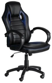 DUDECO - Cadeira Gaming Bolt Azul e Preto
