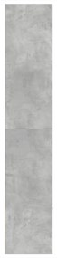 Estante 100x36x189 cm derivados de madeira cinzento cimento