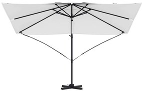 Guarda-Sol Cantilever Roma - Areia 352x251x260 cm em Alumínio