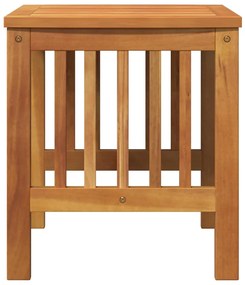 Mesa Lateral de Jardim vidaXL Castanho 45x45x50 cm em Madeira de Acáci