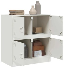 Aparador 67x39x73 cm aço branco