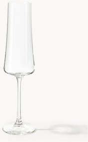 Copos de champanhe de cristal Gwenda (6 uni.)