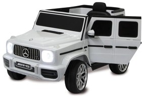 Carro elétrico a bateria infantil Mercedes-Benz AMG G63 branco