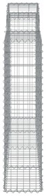 Cestos gabião arqueados 10pcs 200x30x120/140 ferro galvanizado
