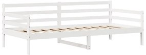 Sofá-cama com gavetas 90x200 cm madeira de pinho maciça