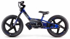 Bicicleta de equilíbrio elétrica para crianças de 24 volts, 16 polegadas - azul