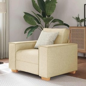 Sofá-cadeira Creme 60 cm Tecido