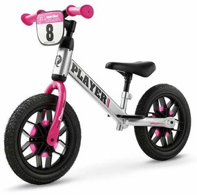 Bicicleta Infantil New Bike Player Luzes Cor de Rosa 10"