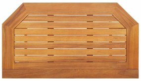 Mesa de bistrô 90x50x75 cm madeira de acácia maciça
