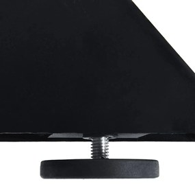 Pé de mesa de jantar em formato de aranha, preto, 150x78x(72-73) cm, a