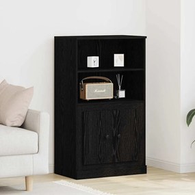 vidaXL Highboard Carvalho Negro 60x35.5x103.5 cm Madeira engenheirada