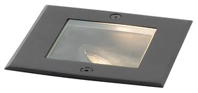 Foco de jardim moderno preto ajustável IP65 - Oneon Moderno