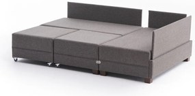 Sofá-Cama de Canto Fly – Castanho – 210x70x280 cm