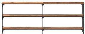 Mesa de Console Madeira Antiga 200x29x75 cm Engenharia