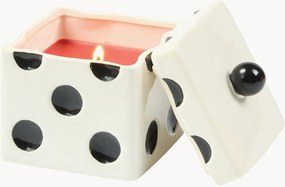 Vela perfumada em cerâmica Lucky Dice (tabaco e patchouli)