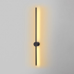 Candeeiro de Parede Sword - Preto - 91x10x7 cm