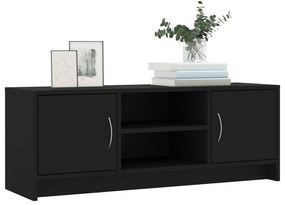 Móvel de TV 102x30x37,5 cm derivados de madeira preto