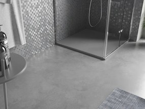Mexen Bert base de duche quadrada SMC 80 x 80 cm, cinza - 4K618080