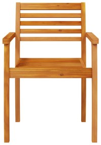 Cadeiras de jardim 6 pcs 59x55x85 cm madeira de acácia maciça