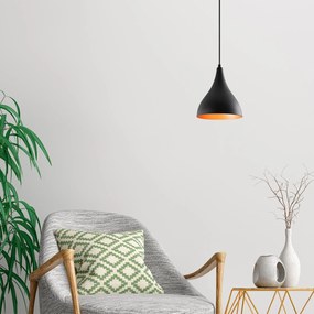Chandelier Berceste – Preto – 22 cm x 122 cm