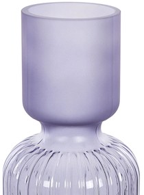 Vidro Jarro de flores 31 Violeta TRAGANA Beliani